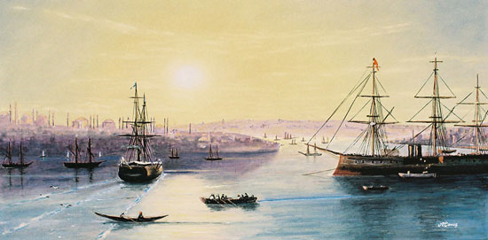 Aivazovsky 1900 Istanbul   100 x 50